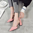 Fashion Pointed Toe Buckle Strap High Heel Sandals