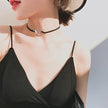 Black Necklace Clavicle Chain Advanced Sense Neckband Necklet Neck Accessories