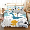 Beddings Suit Children Cartoon Printed Three-piece Set