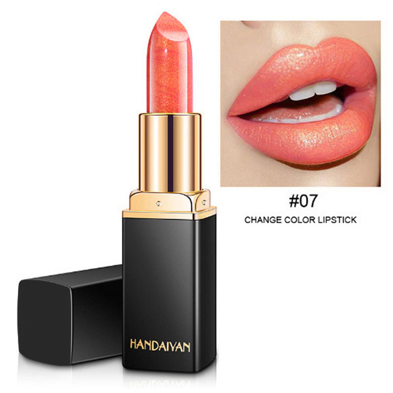 Nine-color Mermaid Shiny Metallic Pearlescent Gilding Color-changing Lipstick