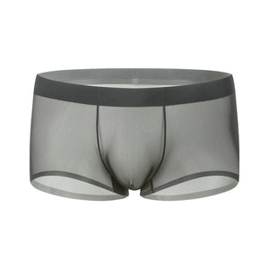 Ice Silk Underwear Men's Seamless Summer Thin Boxers