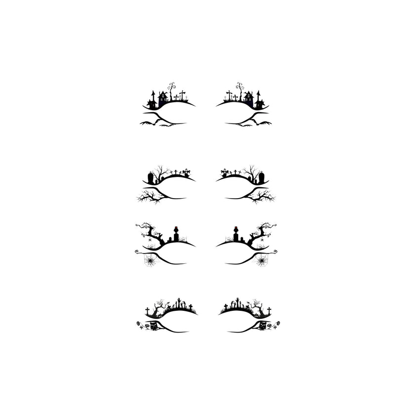 Halloween Eyeliner Stickers Party Makeup Tools