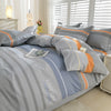 Household Pure Cotton Four-piece Set Sanded Sheets Bedding
