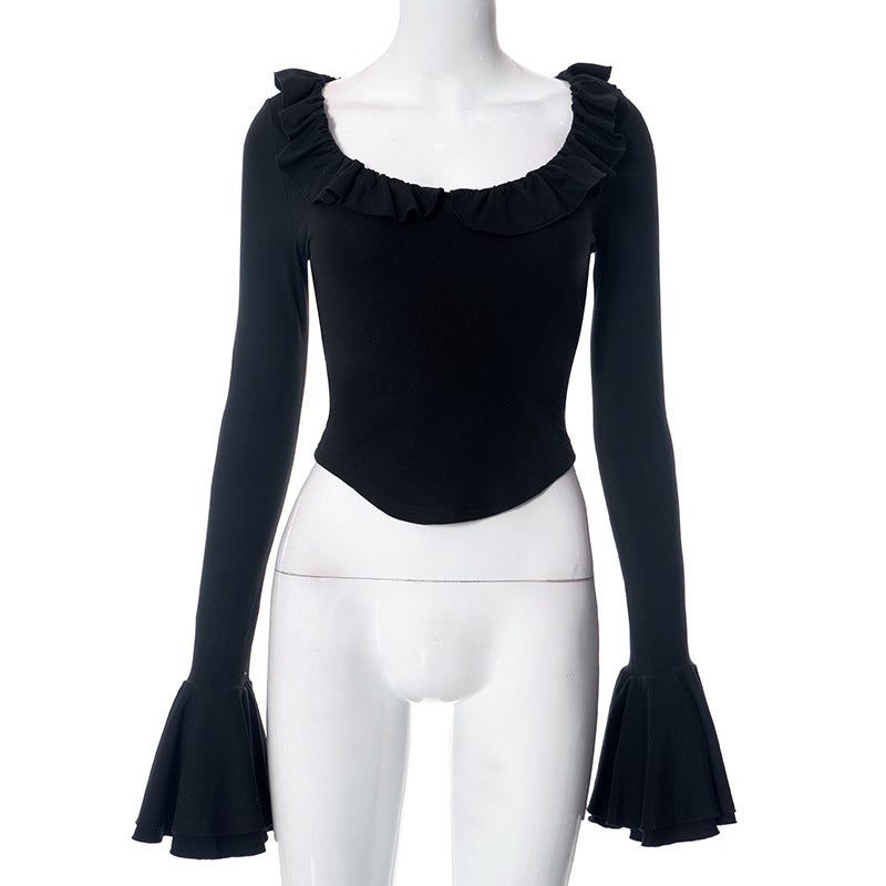 Fashion Women's Wear Tied Top T-shirt For Women