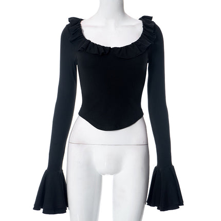 Fashion Women's Wear Tied Top T-shirt For Women