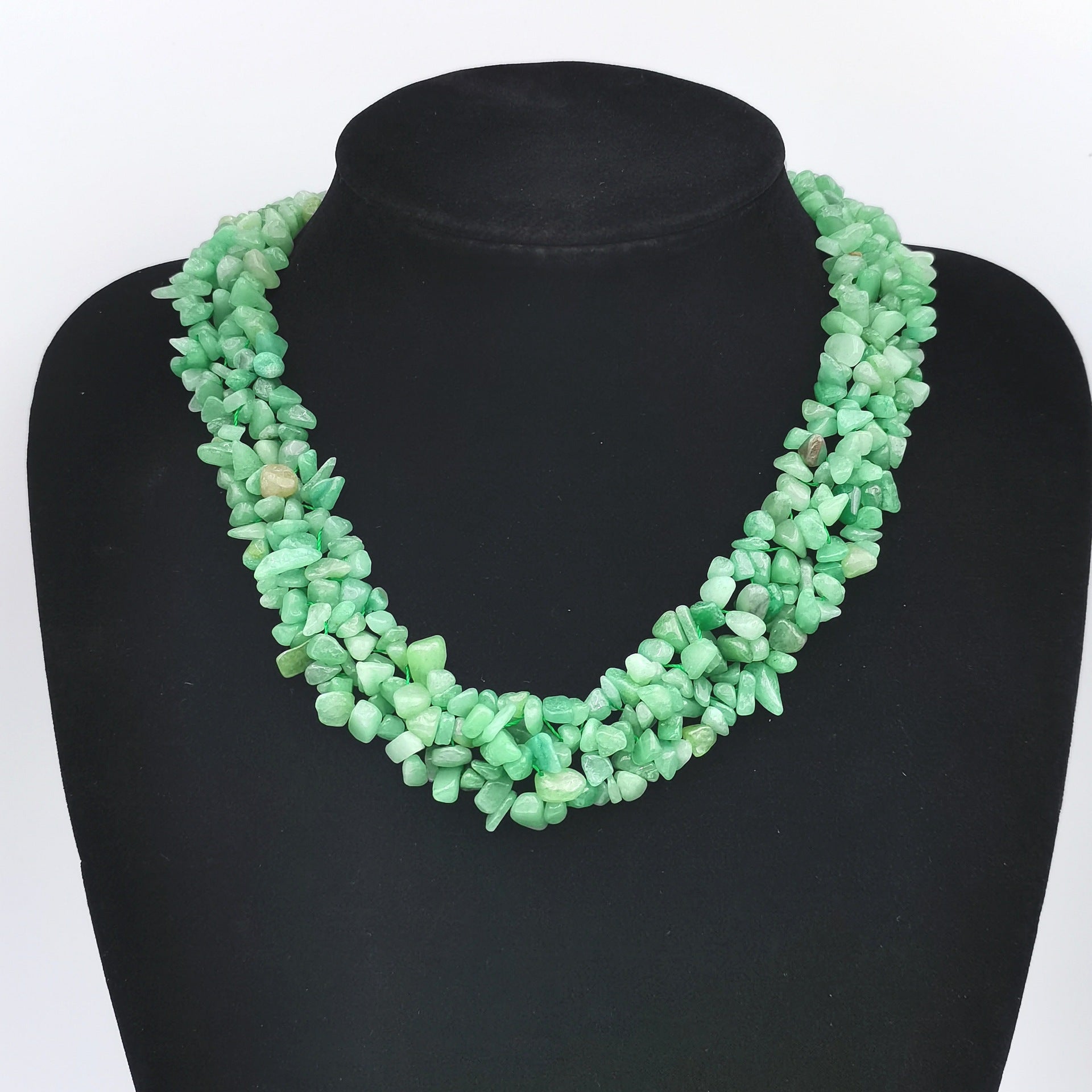 Vintage Court Style Gravel Necklace