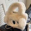 Women's Fashion Simple Plush Hand-carrying Bag