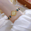 National Style Mid-ancient Light Luxury Malachite Bracelet Watch