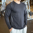 Men's Loose T-shirt Fitness Quick-drying Clothes Fitness Sportswear Long Sleeve