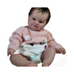Reborn Doll Full Glue Can Take A Bath High Color Implanted Hair Can Take A Bath