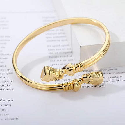 European And American Style Egyptian Pharaoh Head Hook Bracelet
