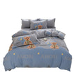 Household Pure Cotton Four-piece Set Sanded Sheets Bedding