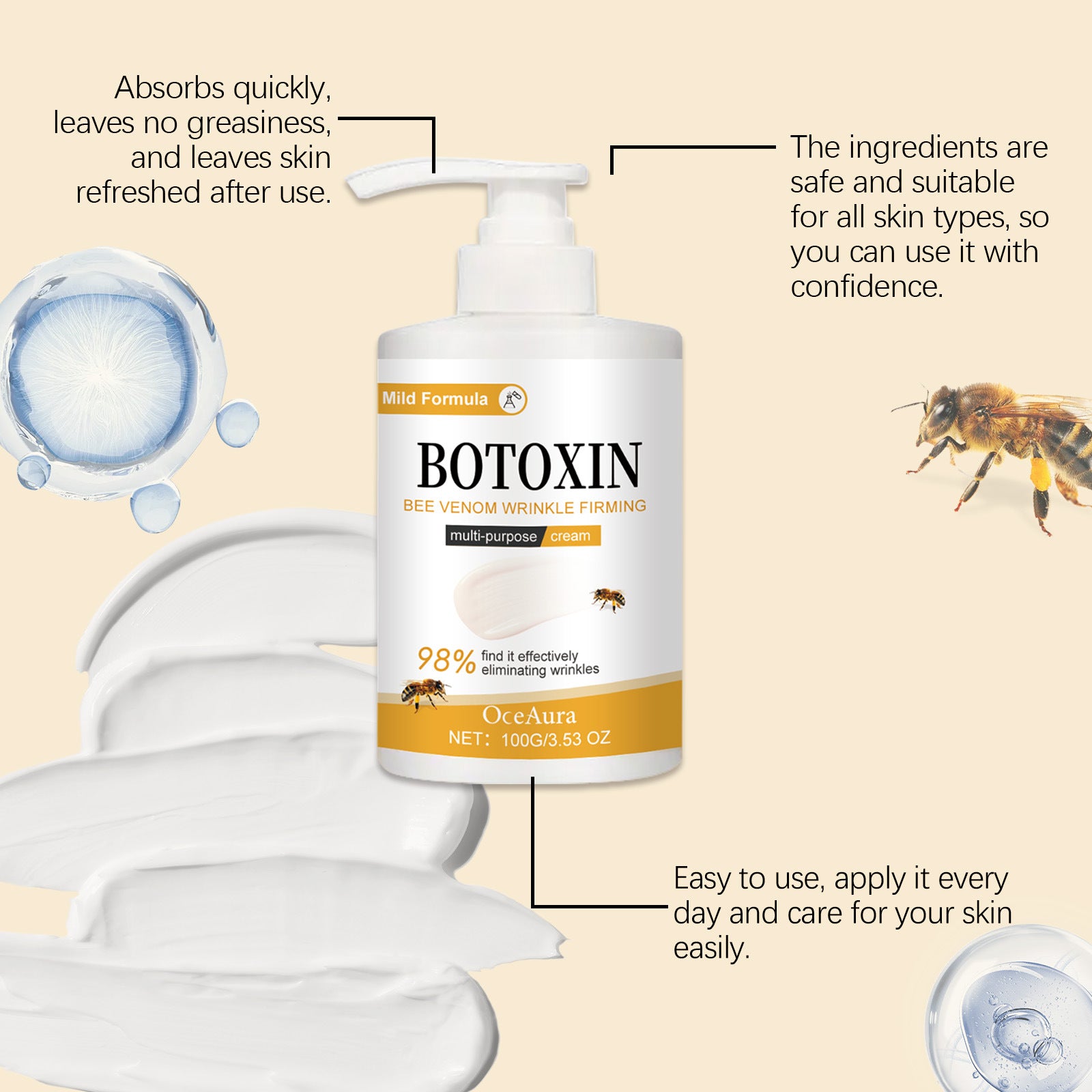 Household Daily Massage Care Body Cream