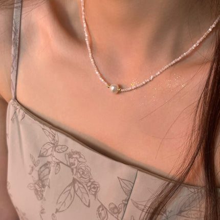Women's Fashion Natural Freshwater Pearl Necklace