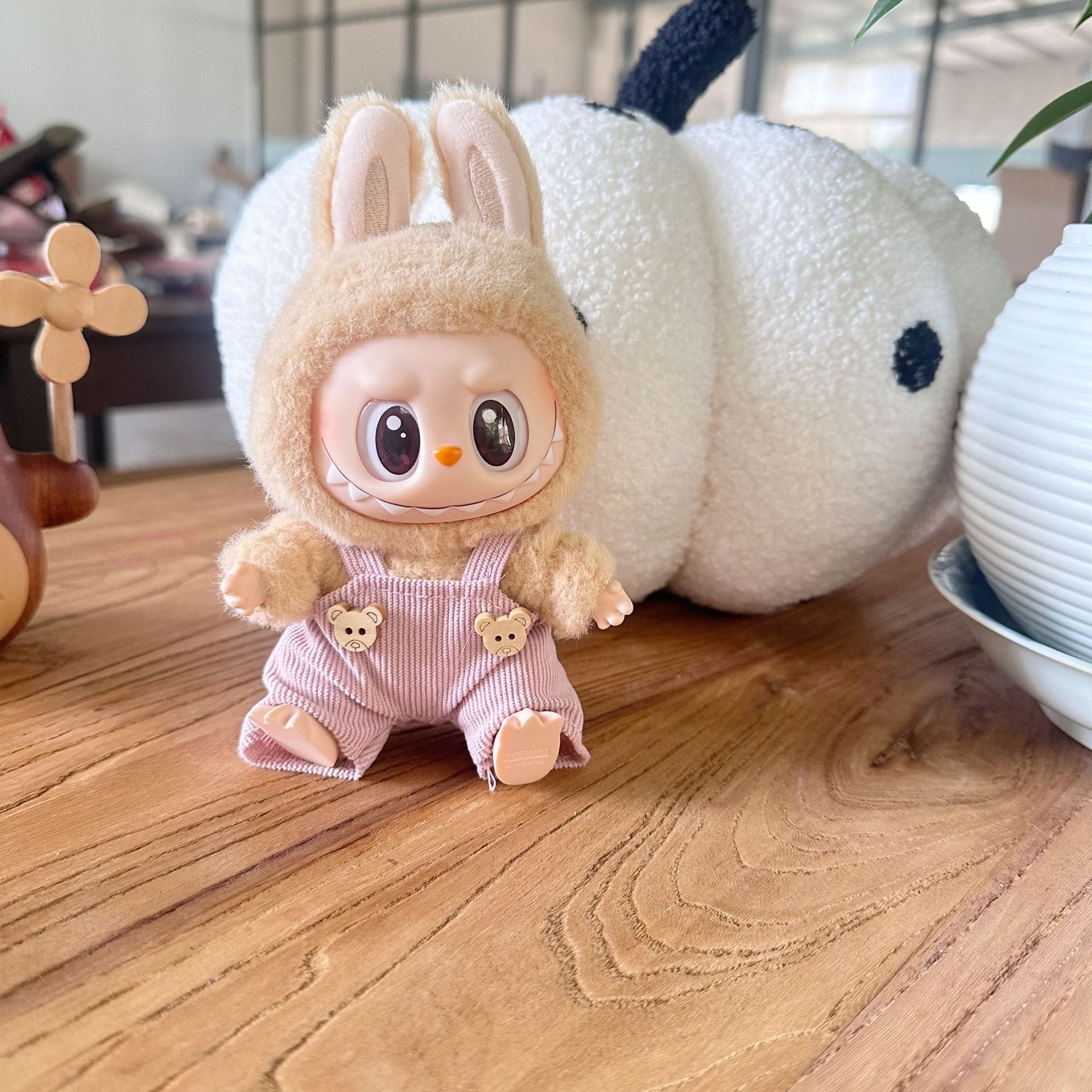 Doll Clothes Doll Overalls labubu