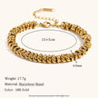 Women's Simple Niche Design Necklace Two-tone Ring Bracelet
