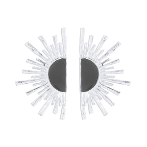 Geometric Earrings Drop Oil Metallic Personality Ear Studs