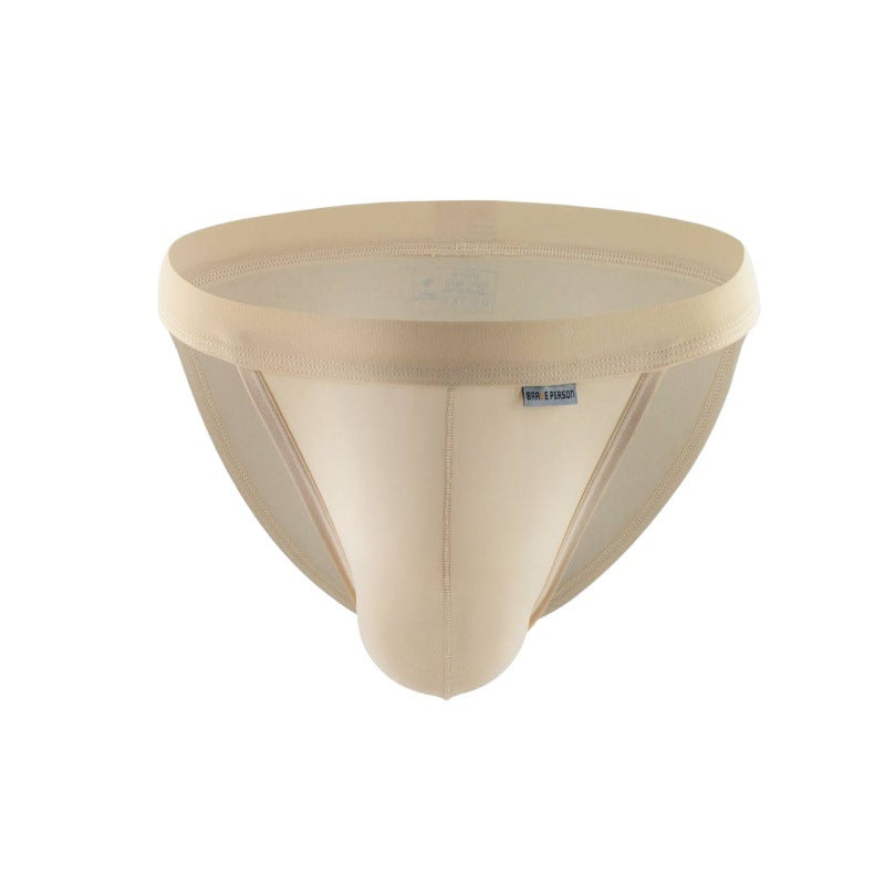 Solid Color Low Waist Men's Triangle Sexy Underwear