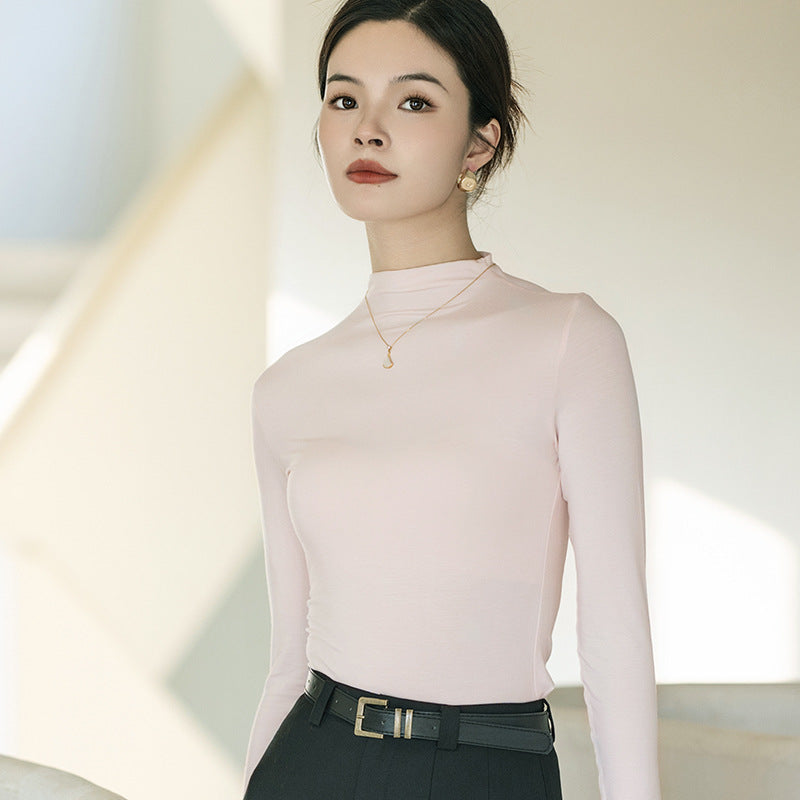 Turtleneck Bottoming Shirt Women's Top Women's Long Sleeve