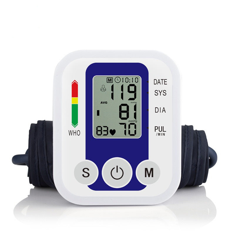Household Multi-voice Upper Arm Precise Measurement Blood Pressure Meter