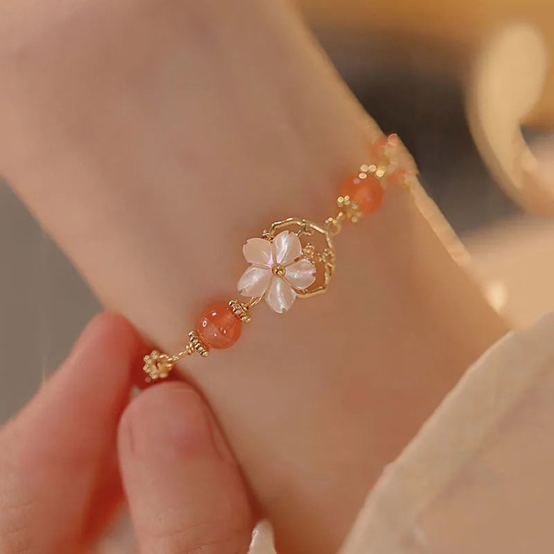 Women's Personalized Hetian Yudie Bracelet
