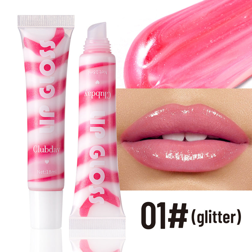 Hose Pearlescent Thin And Glittering Moisturizing Fruit Flavor Lip Gloss
