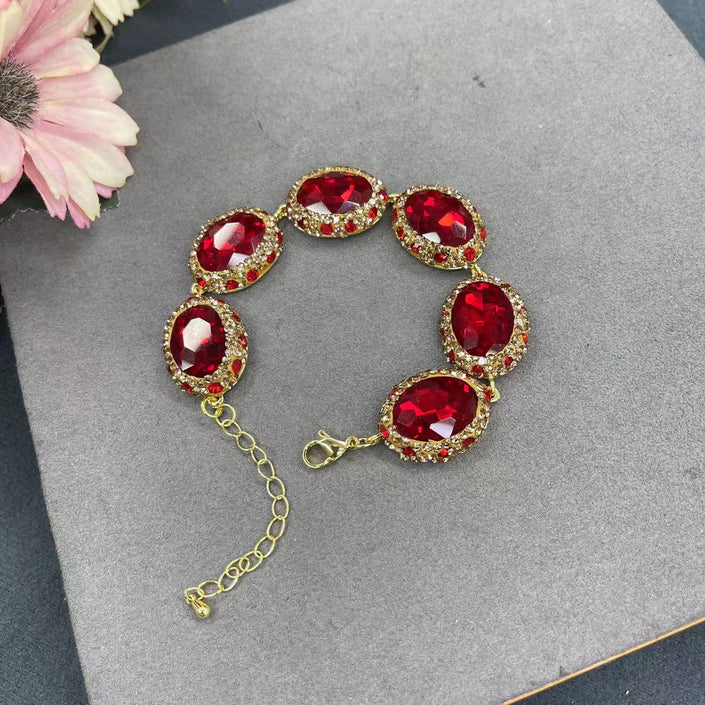 Crystal Bracelet Fashion Trending Inlaid With Full Diamond