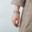Fashion Simple Zinc Alloy Square Bracelet Suit