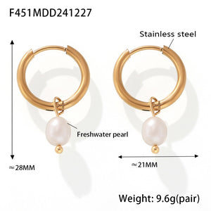 Baroque Freshwater Pearl Necklace Bracelet Earrings Ins Niche Sweet