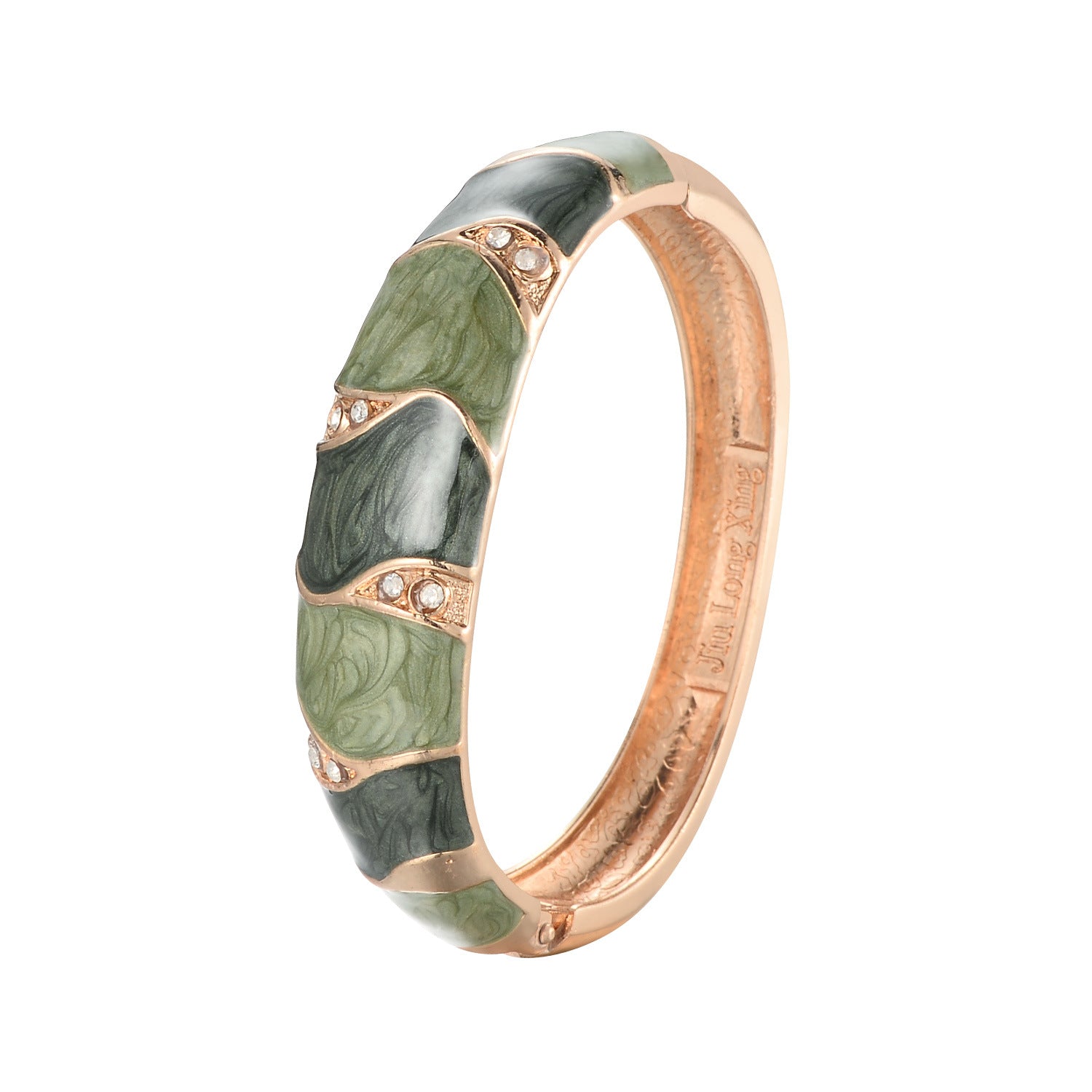Bohemian Contrast Color Enamel Drop Oil Bracelet