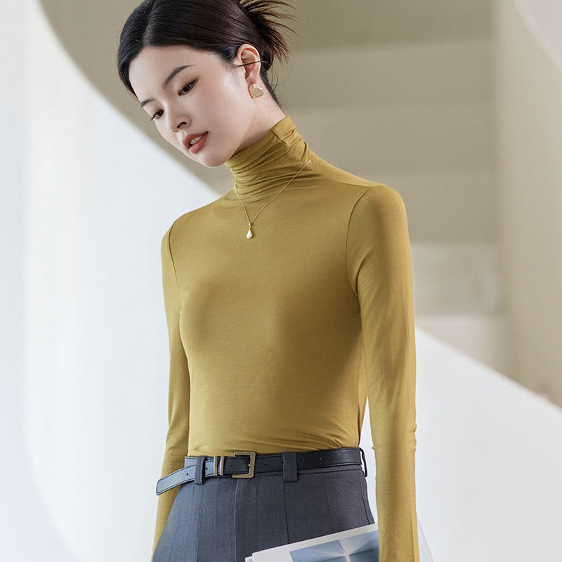 Turtleneck Bottoming Shirt Women's Top Women's Long Sleeve