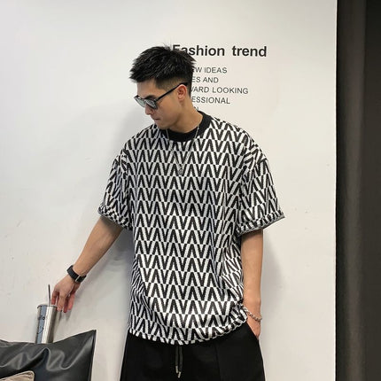 Men's American-style Short-sleeved T-shirt High Street
