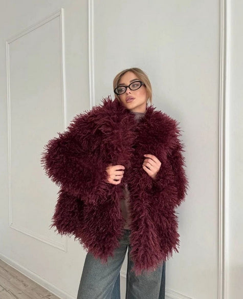 Fashion Fox Fur Fur Coat Fluffy Plush Women's Clothing