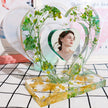 Epoxy Hollow Love Photo Frame Silicone Mold