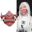 Latex Half Face Horror Tooth Mask Headgear