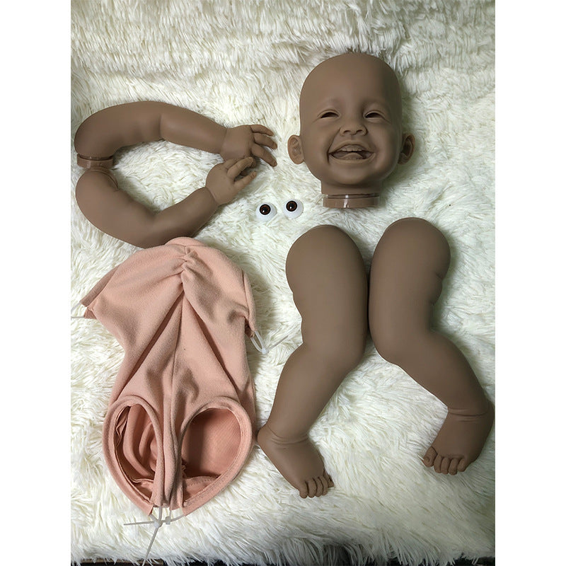 Simulation Baby Black Silicone Doll Toy