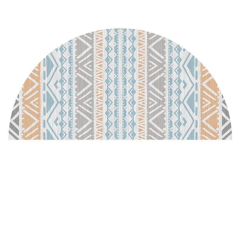 Semicircular Floor Mat Bathroom Non-slip Carpet