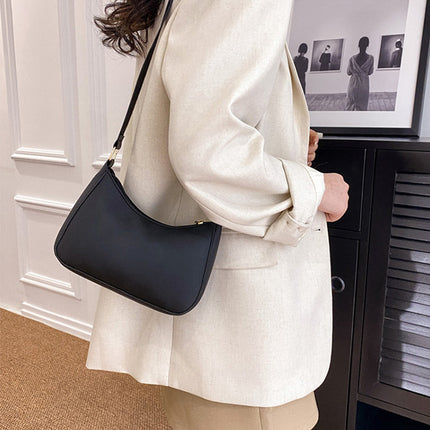 Women's Underarm Bag Solid Color Small Square Handbag