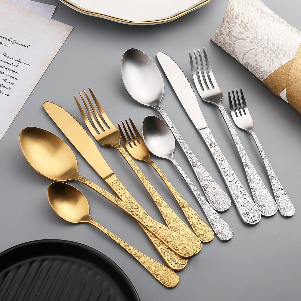 Home Creative Kunting Sanding Steak Cutlery