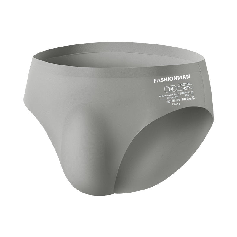 Ice Silk Men's Underwear Summer Seamless Briefs