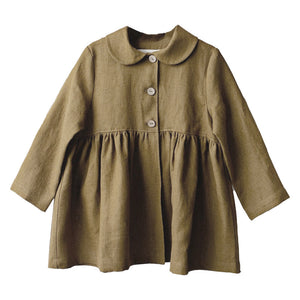 A Long Trench Coat For Baby Girls