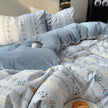 Washed Cotton Printed Four-piece Bedding Set