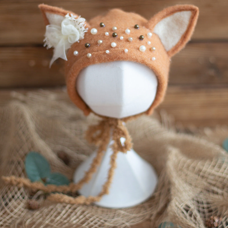 Hand-knitted Newborn Baby Photo And Photography Hat