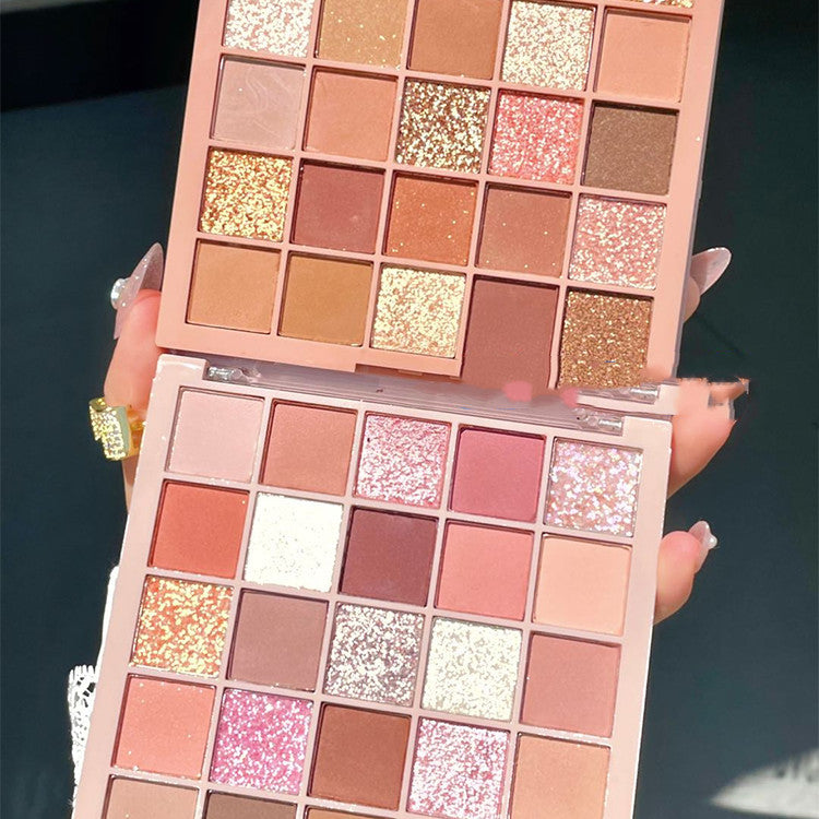 Pearlescent Matte Synthetic Multi-Color Eyeshadow Palette