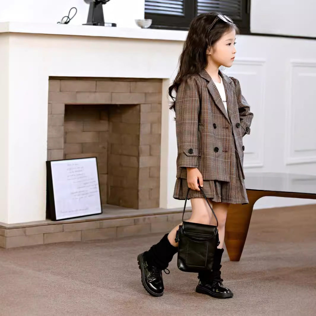 Western Style Korean Style Suit British Style Children's Formal Coat