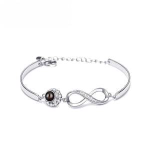 S925 Silver Infinite Diamond Bracelet