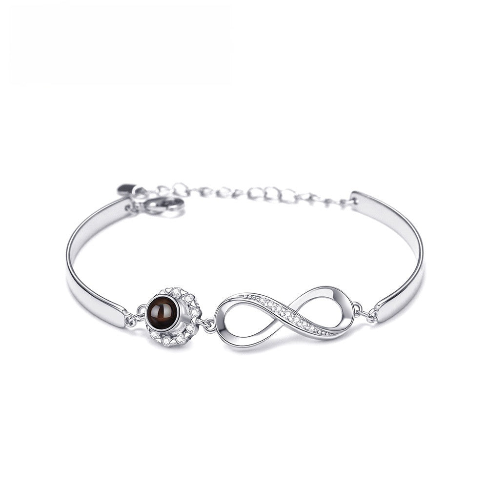 S925 Silver Infinite Diamond Bracelet