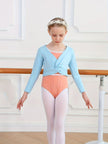 Children's Dance Clothing Long-sleeved Thickened Velvet Dance Shawl Coat Girl Dancing Vest Ballet Ballet Leotards For Women