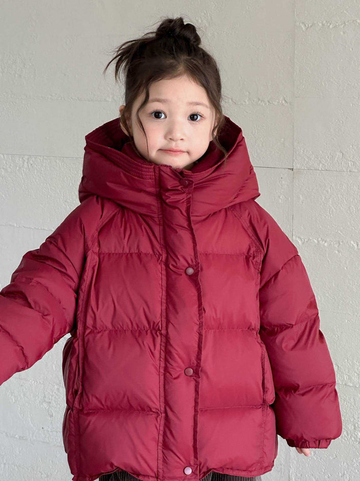 Girl's Down Jacket Winter Coat Thickened