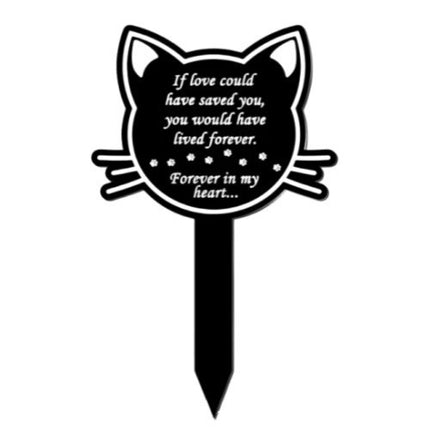 Cemetery Waterproof Acrylic Dogs And Cats Pattern Memorial Pile